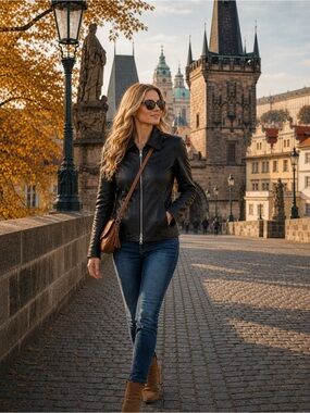 Leather Danier Thermo Lite Active Removable Liner Jacket size 6.